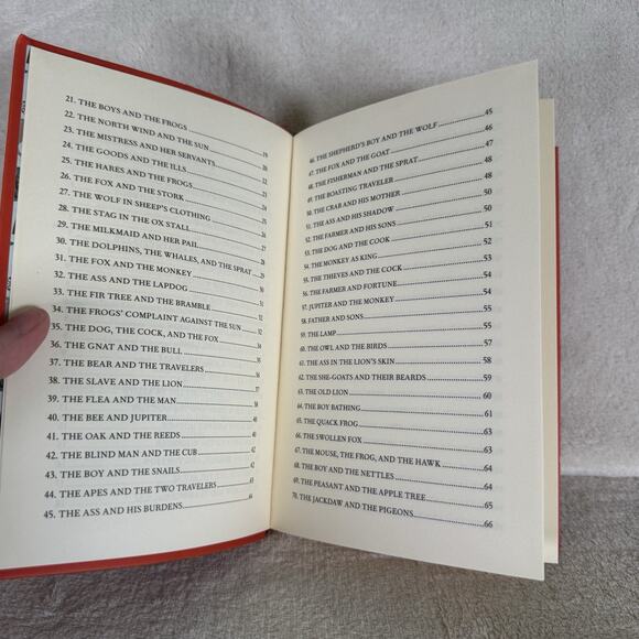 Aesop’s Fables Leatherette Book Cloud Classics 2013 Canterbury Classics - Picture 10 of 15